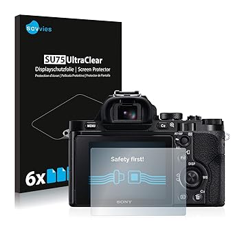 savvies Protector Pantalla Compatible con Sony Alpha 7 (ILCE-7) (6 ...