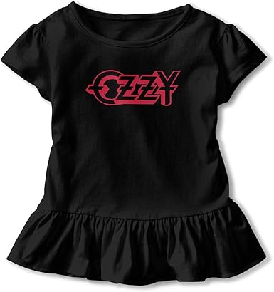 Amazon Com 3dmaxtees Ozzy Osbourne Girl S Personalized Short Sleeve Tee Shirt Comfortable One Piece Dress T Shirts Clothing