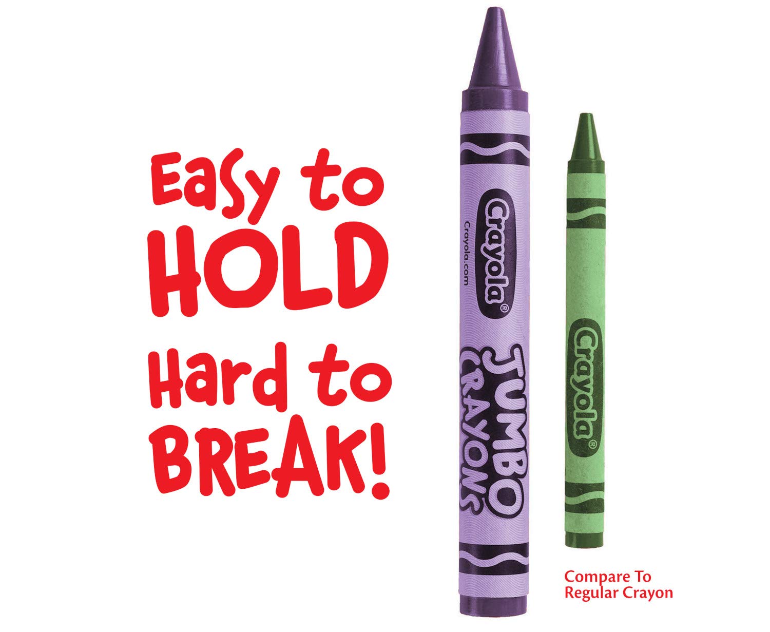 Crayola Jumbo Crayons Classpack (200ct), Large Toddler Crayons, Bulk School Supplies, Essential Preschool & Kindergarten Art Supplies for Teachers