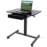 CLATINA Mobile Laptop Standing Desk, Height