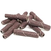 Benchmark Abrasives Aluminum Oxide Straight Sanding Cartridge Rolls for Blending Deburring Polishing Sanding Metals, Rotary Sander - Die Grinder Abrasives (10 Pack)(1/4" x 1-1/2", 120 Grit)