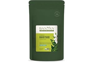 Banyan Botanicals Haritaki Powder – Organic Terminalia Chebula – Ayurvedic Digestion Supplement that Supports Gentle Cleansing* – ½ lb. – Non-GMO Sustainably Sourced Certified Fair for Life Fair Trade