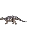 MOJO Ankylosaurus Realistic Dinosaur Toy Replica Hand Painted Figurine, Brown