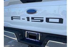 NIGWET f150 Tailgate Insert Letters for 2021-2025, 3D Raised Tailgate Decals with Strong Adhesive, Durable ABS Plastic Emblems, Easy Installation, Matte Black, f150 Accessories, Tailgate Emblem