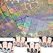 Lady Up 288 Pieces Nail Vinyls Stencils Stickers Set for Nail Art Design Cute Decals 24 Sheets with 96 Patterns