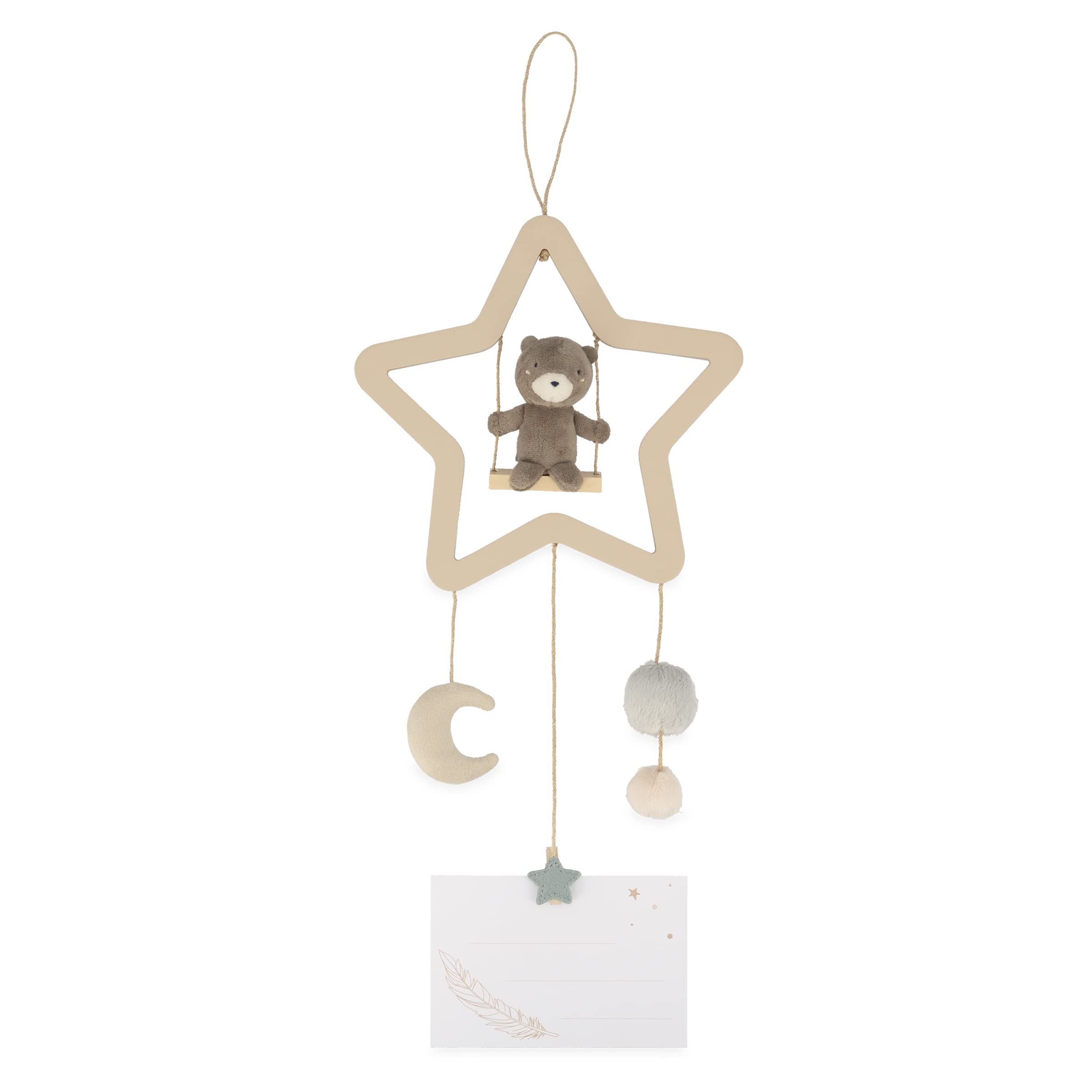 Kaloo - Rêves de Douceur - My Customisable Wooden Mobile - 50 cm - Babies’ Wooden Mobile - Bedroom Decoration - 0 Months +, K220002