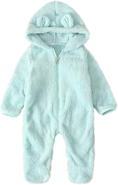 0 18 Mois Combinaison En Peluche Hiver Grenouillere A Capuche Ours Une Piece Zippee Pour Unisexe Bebe Nouveau Ne Fille Garcon Amazon Fr Vetements Et Accessoires