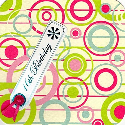 Tag Tastic 16Th Birthday Hand-Finished Card Greeting Cards By Yasmin