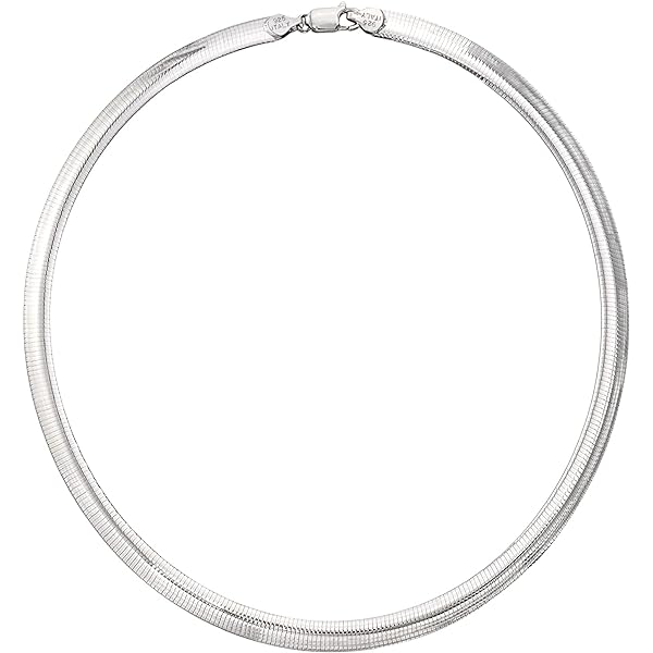 Giorgio Bergamo Italian Sterling Silver Miami Cuban Chain – Rhodium Plated 925 Silver, 2mm To 6mm Thick, Lobster Clasp, High Polish