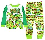 Teenage Mutant Ninja Turtles Little Boys Long Sleeve Cotton Pajama Set (4T)