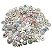 Soleebee HJ011 Mixed Random 18 - 20mm Alloy Rhinestones Snap Buttons Jewelry Charms (Pack of 50)