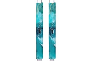 DXTKWL Teal Green Marble Print Refrigerator Door Handle Covers Set of 2 Kitchen Appliance Handle Covers Protector for Fridge Microwave Stove Oven Dishwasher