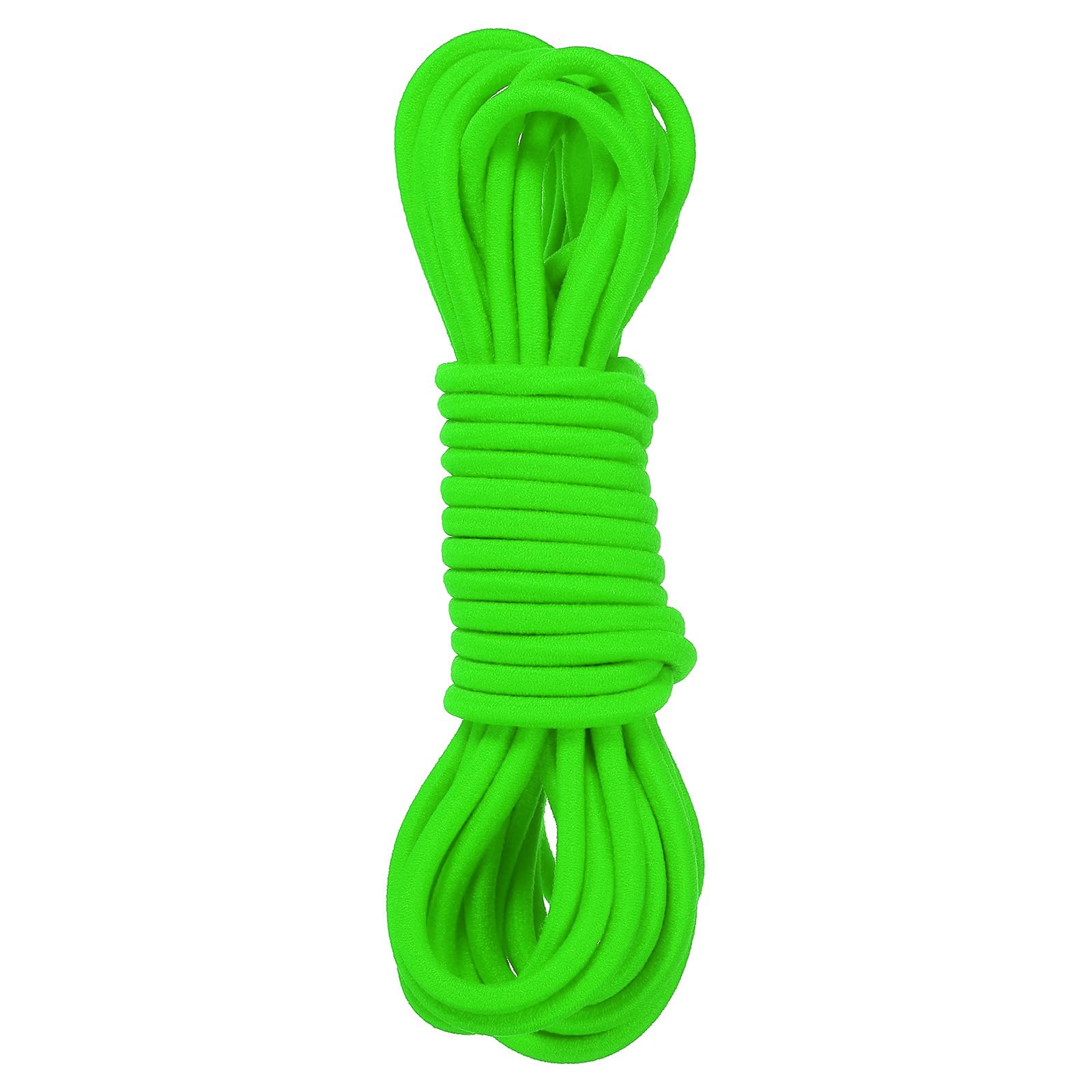 PATIKIL 16.4 Feet Chinese Jump Rope, Colorful Stretch Skip Rope Chinese Elastic Rope Ankle Jumping Rope for Outdoor Exercise, Green