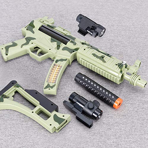 M16 Camouflage Military Toy Machine Gun Army Rifle with Lights Sounds