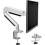 MOUNTUP Single Monitor Desk Mount - Adjustable Die-Cast Aluminum Gas Spring Monitor Arm Desk Stand for 17 to 32 inch LED LCD
