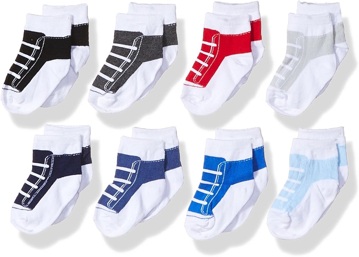 Hudson Baby Unisex Cotton Rich Newborn and Terry Socks: Clothing