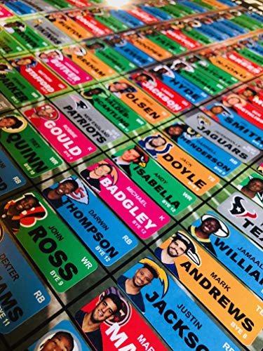 Fantasy Football Draft Board Kit 2019 - Full Color Board & Labels - Thumbnail 6