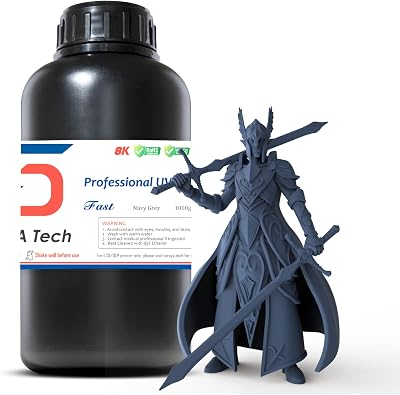 Siraya Tech Fast ABS-Like 3D Resin Navy Grey 1kg 405nm UV-Curing High Precision