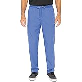 Med Couture Men's Straight Leg Scrub Pant with Zip Fly Front, 6 Pockets, and Elastic Waistband - MC7779