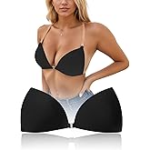 changlizi Sticky Bra Push Up for Women, Strapless Invisible Adhesive Bra with Strap for Backless Dress