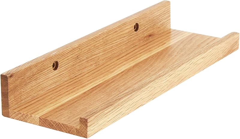 IBUYKE Wood Floating Shelf 30cm Rustic Wall Ledge 22kg Load Capacity