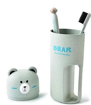 Amazon ふく福 おしゃれ 旅行 出張 用 歯ブラシケース 持ち運び 携帯