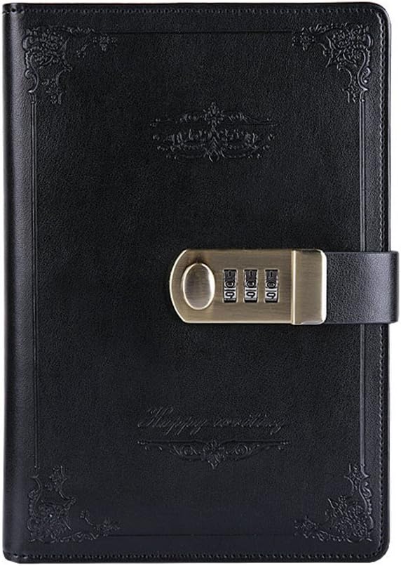 Digital Password Notebook Retro Privacy Journals