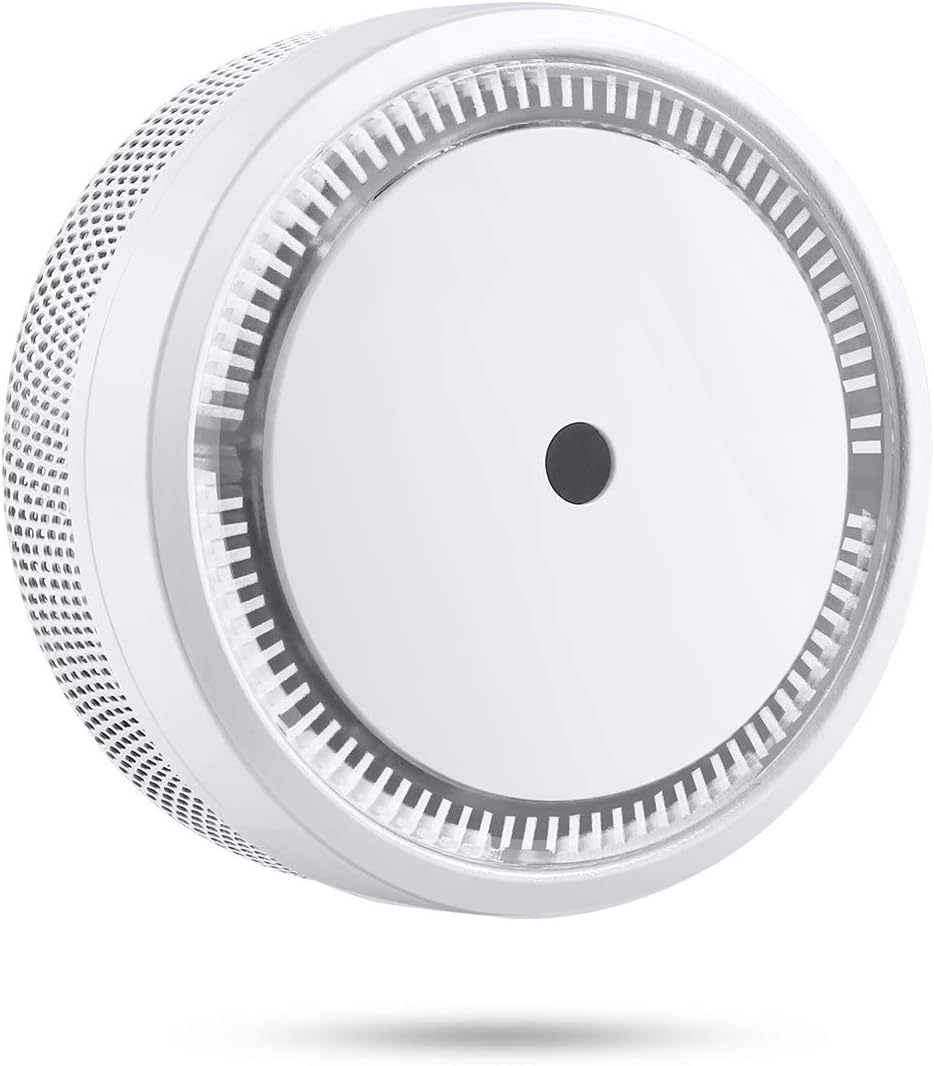 SITERLINK Smoke Alarm, Smoke Detector with Photoelectric Technology and Test&Silence Button, Small Fire Alarm with 10 Year of Life and Built-in Battery for House, UL Listed, GS522C-A, 1 Pack - - 