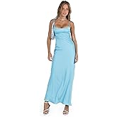 Princess Polly Womens Ravia Maxi Dress Blue