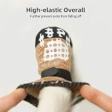 PUPTECK 2 Pairs Anti-Slip Dog Socks Paw Protectors Small Large Dogs view 4