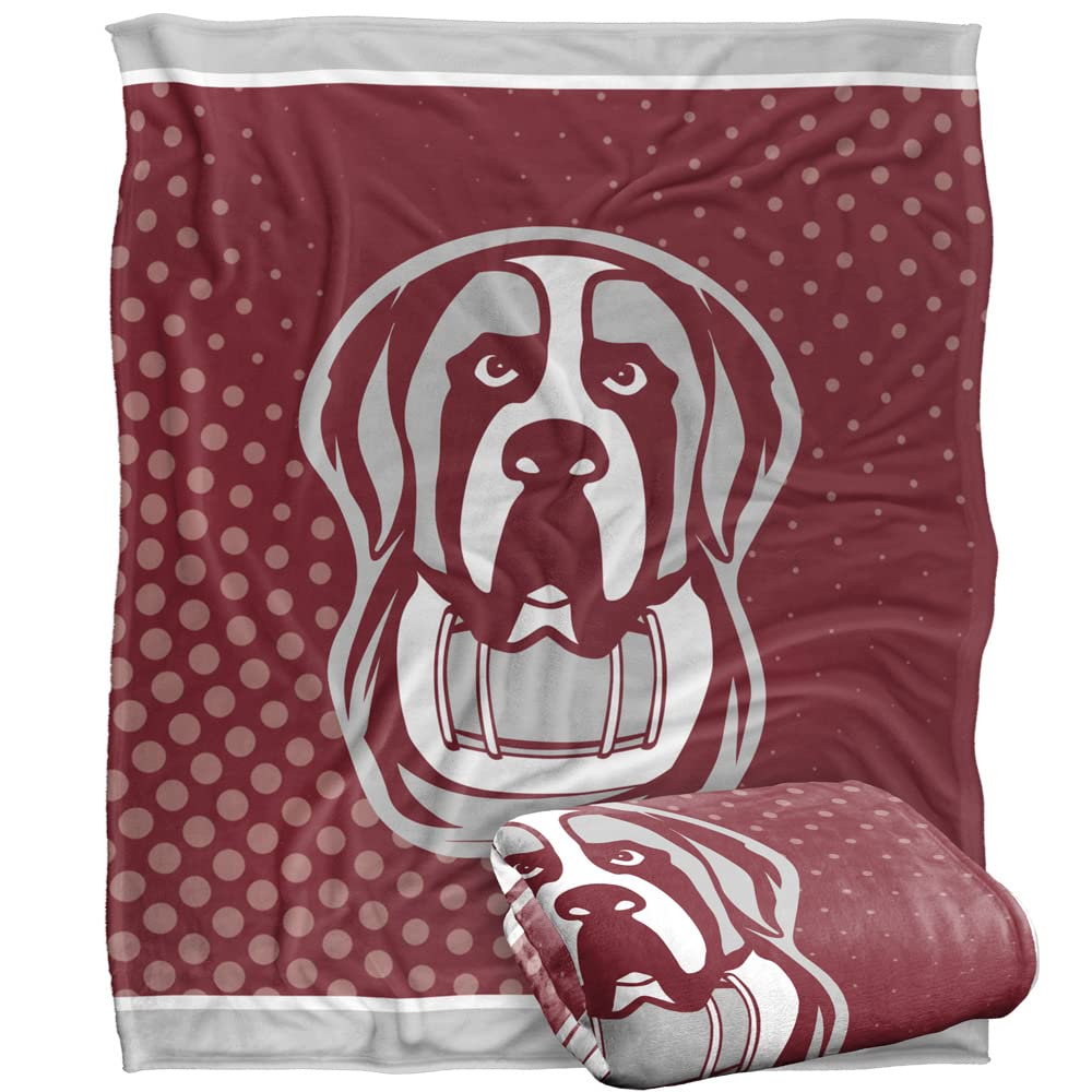 Aquinas College Blanket, 60"x80" Logo Dots Silky