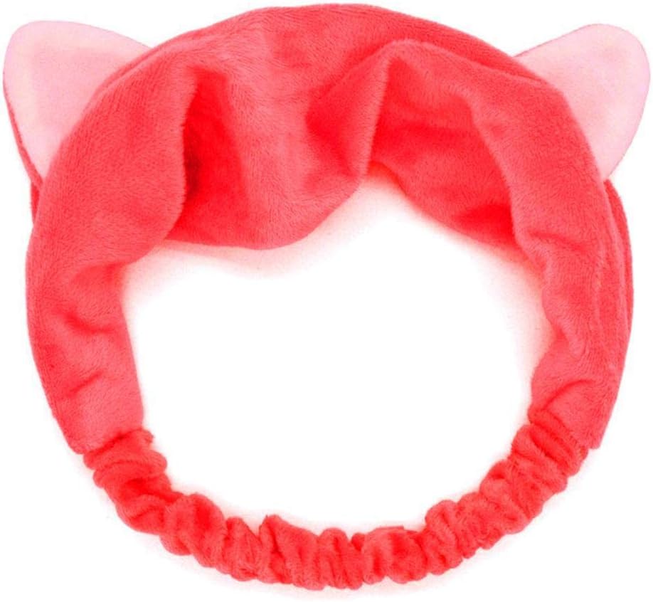 Evelove Lovely Cat Ears Headband Women Wash Face Shower Hair Band Headwear Accessories Headbands