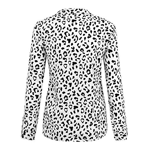 Women Print Tops Duseedik V-Neck Patterned Spread Long Sleeve Slim Button Pullover Shirt - Thumbnail 6