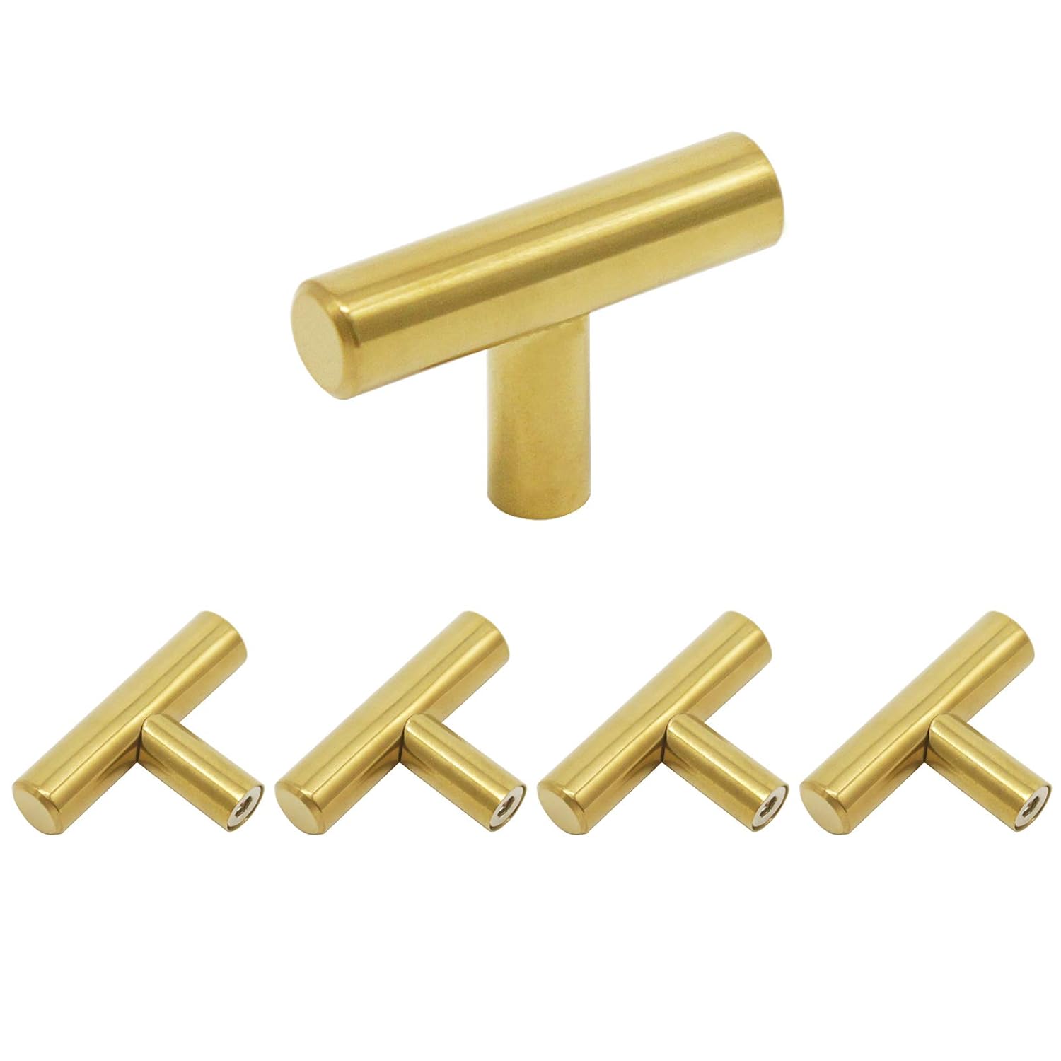 Best Cabinet Knobs T Bar Gold