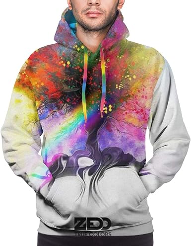 colorful hoodie mens