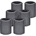 Willbond Sweatbands Wristbands for Football Basketball, Running Athletic Sports, Grey, 6 Piece