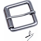 XIYYOUC 1.5"(38mm-40mm) Belt Buckle Replacement Buckle Heavy Duty Roller Single Pin Belt Accessories
