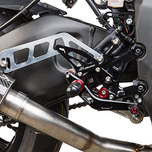 For FZ10 MT10 20162017 CNC Motorbike Adjustable Foot Rests Rearset