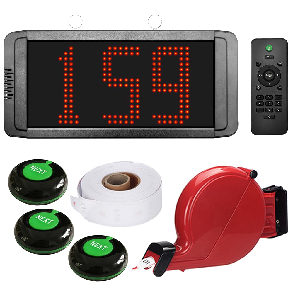 Wireless Calling System Restaurant Pager System Take A Number Calling System Waiting Number System Queue Management System for Bank, Hospital,Clinic