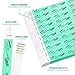 500 WristCo Sunday Aqua Tyvek Wristbands for Events - ¾” x 10” - Waterproof Recyclable Comfortable Tear Resistant Paper Bracelets Wrist Bands for Concerts Festivals Admission Party Tours