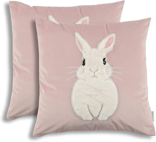 Amazon Com Evergrace 2pcs Soft Velvet Pillowcase Square Throw