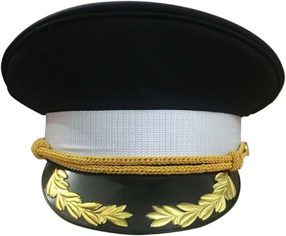 Military Costume Admiral Hats Navy Officer Cap Yacht Captain's Hat Sailor Cap