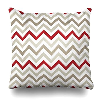 Amazon Com Diycow Throw Pillows Covers Retro Red Christmas