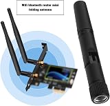 The Lord of the Tools 2PCS Mini WiFi Antenna Dual Band 2.4/5.8GHz RP-SMA Right view 2