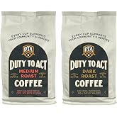 Duty to Act Medium Roast &amp; Dark Roast Whole Bean Coffee, 2 lb. (Variety Pack)
