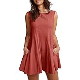 Cicy Bell Womens Summer Backless Rompers Dresses Babydoll Sleeveless Flowy Short Jumpsuit Casual Dressy Vacation Outfits