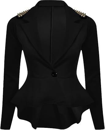 size 24 black coat