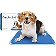 The Green Pet Shop Cool Pet Pad - Small, Blue - Self-Cooling, Pressure Activated Mat for Dogs & Cats from 9-20 lbs - Non-Toxic Gel, No Water Needed