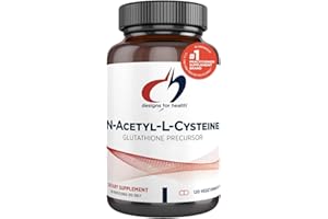 Designs for Health N-Acetyl-L-Cysteine - 900mg NAC, Antioxidant Glutathione Precursor - Non-GMO + Gluten Free Supplement (120
