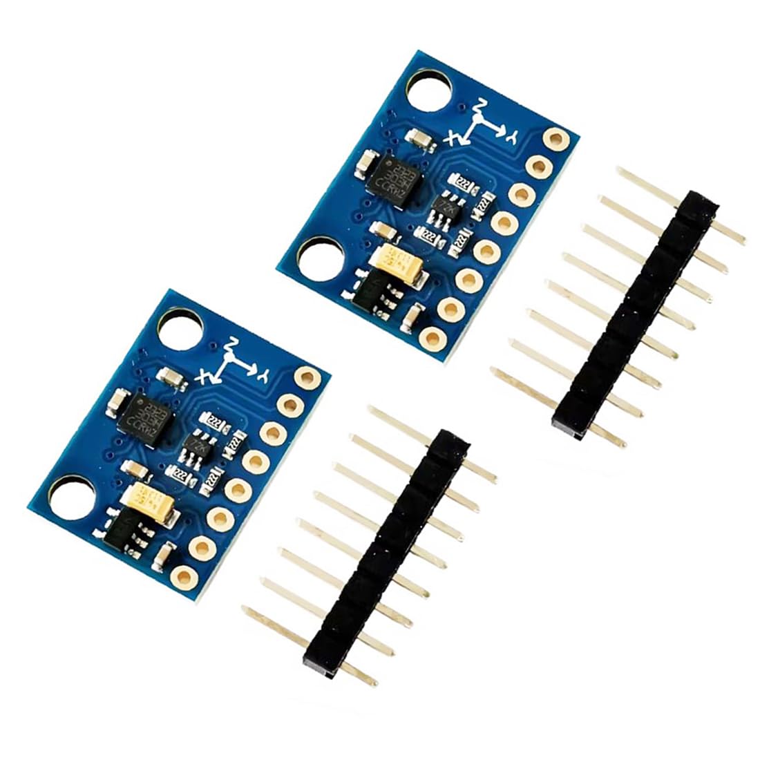 Hailege 2pcs LSM303DLHC GY-511 3 Axis e-Compass Accelerometer Magnetometer Module 12 Bit AD Convert